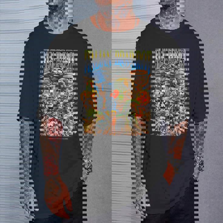 Italian Brainrot 面白いイタリアンブレインロットミームキャラクタ Tシャツ 彼への贈り物