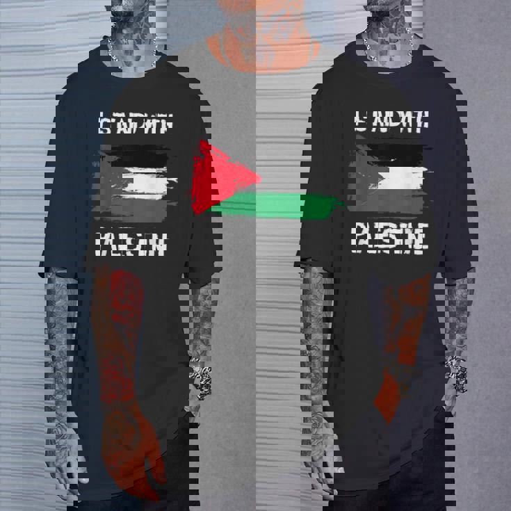 Itand With Palestine ペンダント フリーガザエルサレムモスク Tシャツ 彼への贈り物
