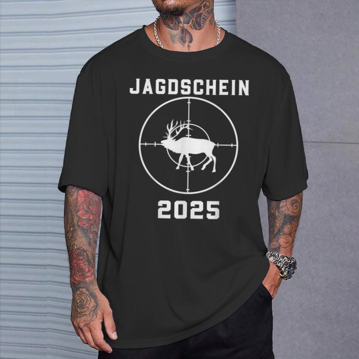 Jagdschein 2025 Passed Green T-Shirt Geschenke für Ihn