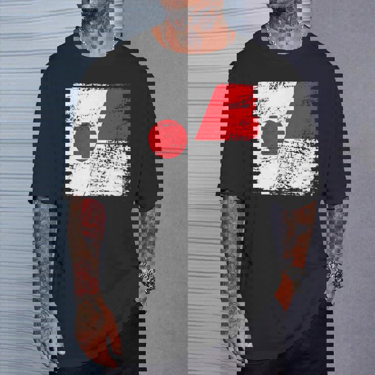 Japanese Flag Indonesiaインドネシアの遺産 インドネシアのルーツ 日本の国旗 インドネシアの国旗 Tシャツ 彼への贈り物