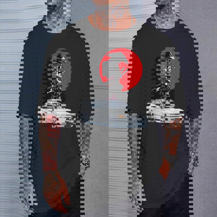 Jdm スカイライン R32 カーチューニング ジャパンサムライドリフト Tシャツ 彼への贈り物