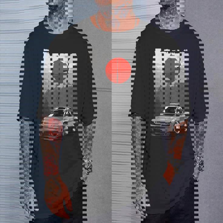 Jdm15 シルビアジャパン ドリフトカー ライジングサンチューニング Tシャツ 彼への贈り物