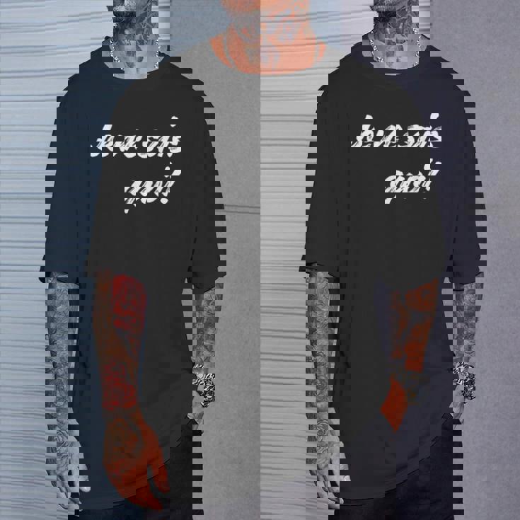 Je Neais Quoi おもしろフランス語引用句 フランス好き。 Tシャツ 彼への贈り物