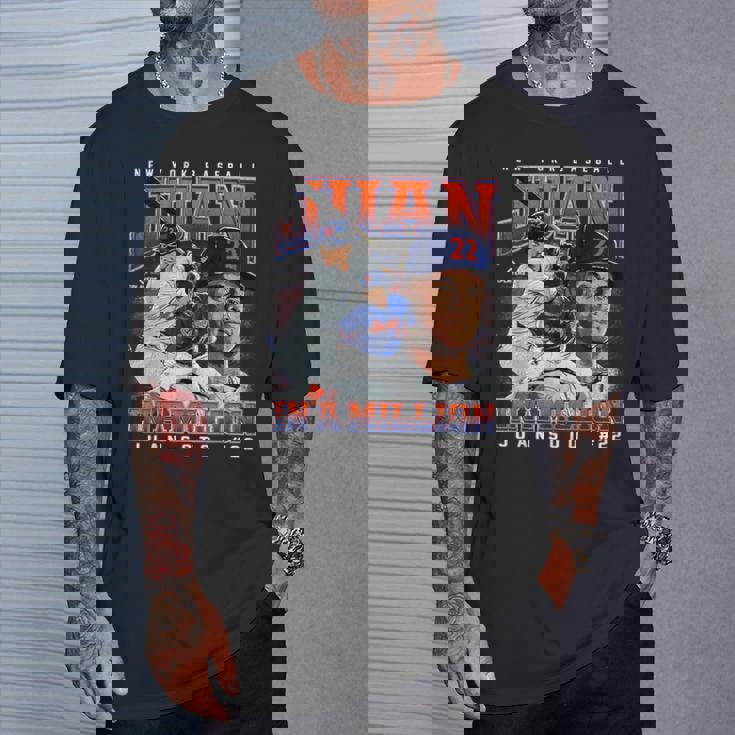 Juan In A Million Juanoto New York Baseball Mlbpa Tシャツ 彼への贈り物