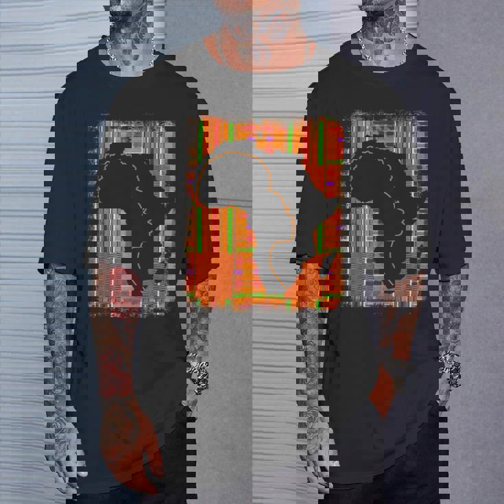 Junenth History Freedom アフリカ地図 ケンテ女王 Tシャツ 彼への贈り物