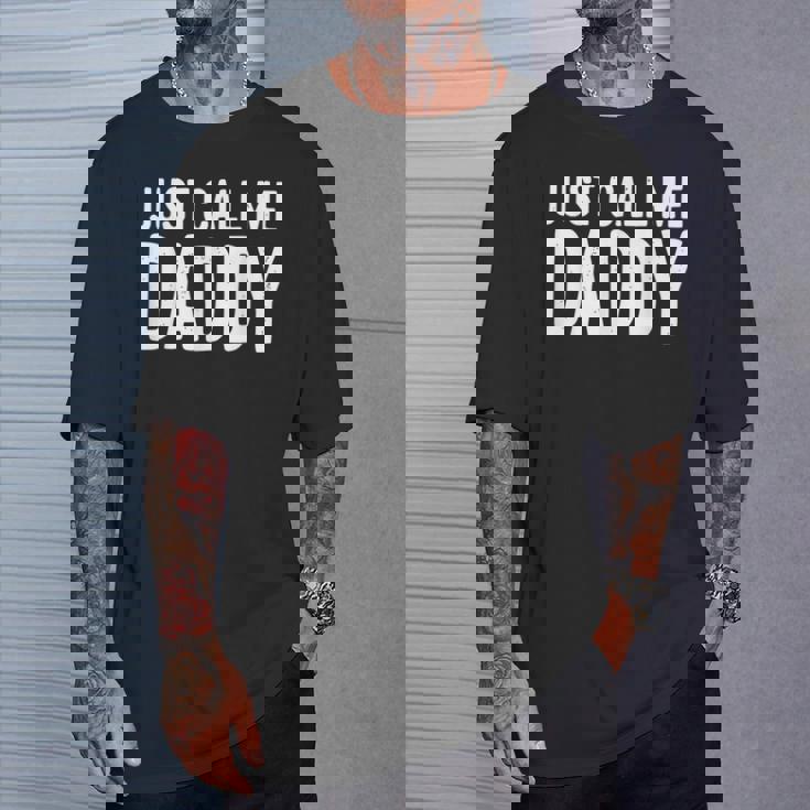 Just Call Me Daddy シャツ Dad 父の日 Tシャツ 彼への贈り物