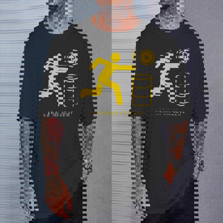 Kan Jam レジェンド ディスクトス アウトドアゲーム Tシャツ 彼への贈り物