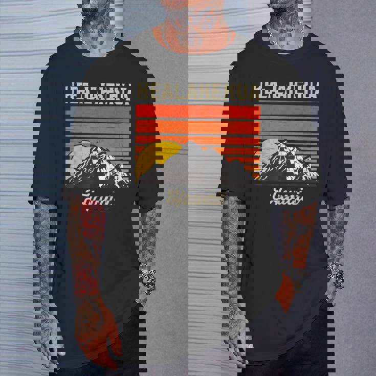 Kealakekua ハワイ レトロ ハワイアンアイランド Tシャツ 彼への贈り物