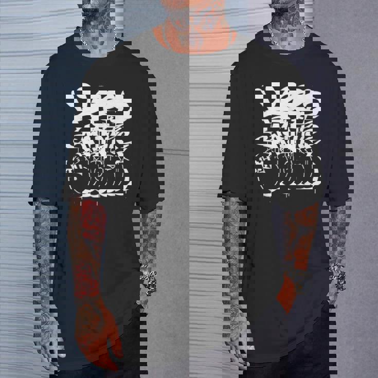 Keep Writing My Name ホワイト グラフィティ タギング 爆撃シャツ Tシャツ 彼への贈り物