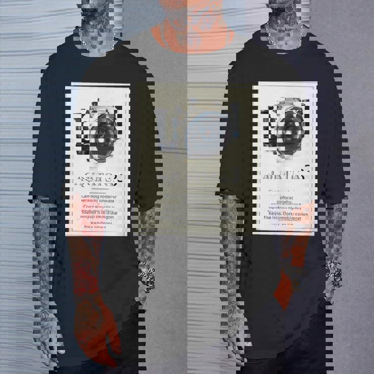 Kenko 水中カメラハウジングaquatica アクアティカ 前面プリント 80年代復刻 Tシャツ 彼への贈り物