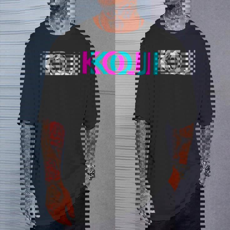 Koji こんにちは、私の名前はファーストネームタグ Tシャツ 彼への贈り物