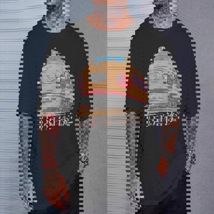 Kuha 181 1960年代 70年代 ヴィンテージ 日本のトキエクスプレス 電車 Tシャツ 彼への贈り物