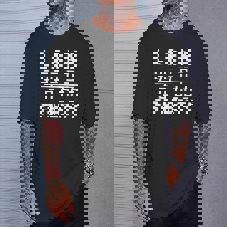 Lan Party レトロゲームtシャツ Tシャツ 彼への贈り物