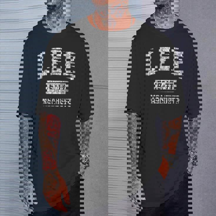 Lee Massachusetts Ma ビンテージ スポーツ 確立されたデザイン Tシャツ 彼への贈り物
