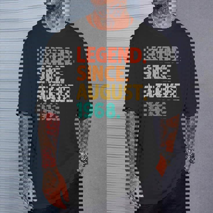 Legendince August 1968 Birthdayintage 1968 Tシャツ 彼への贈り物