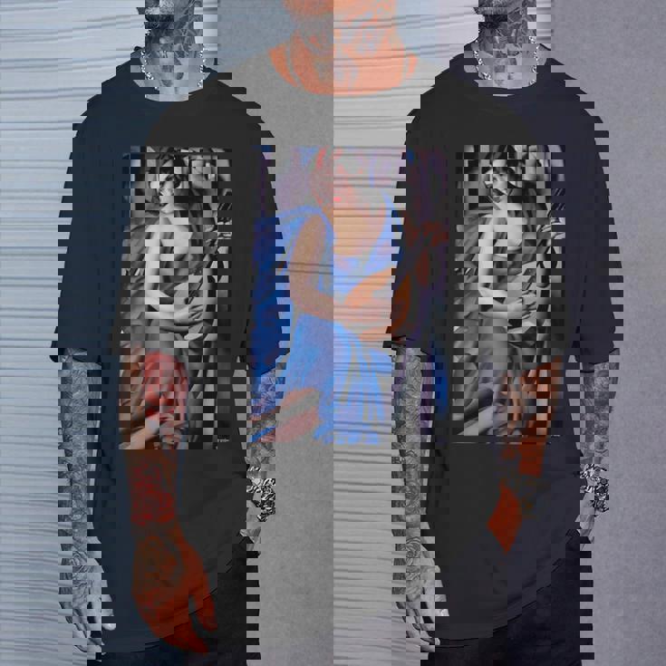 Lempickaによる音楽家の絵画。 Tシャツ 彼への贈り物