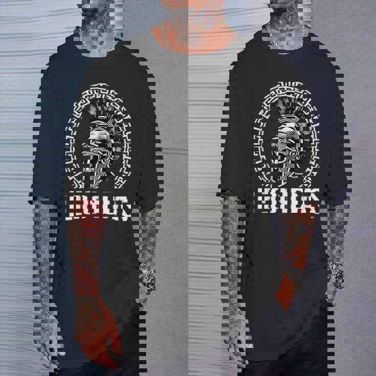 Leónidas Rey De Esparta Casco Espartano Antiguo Camiseta unisex Regalos para él