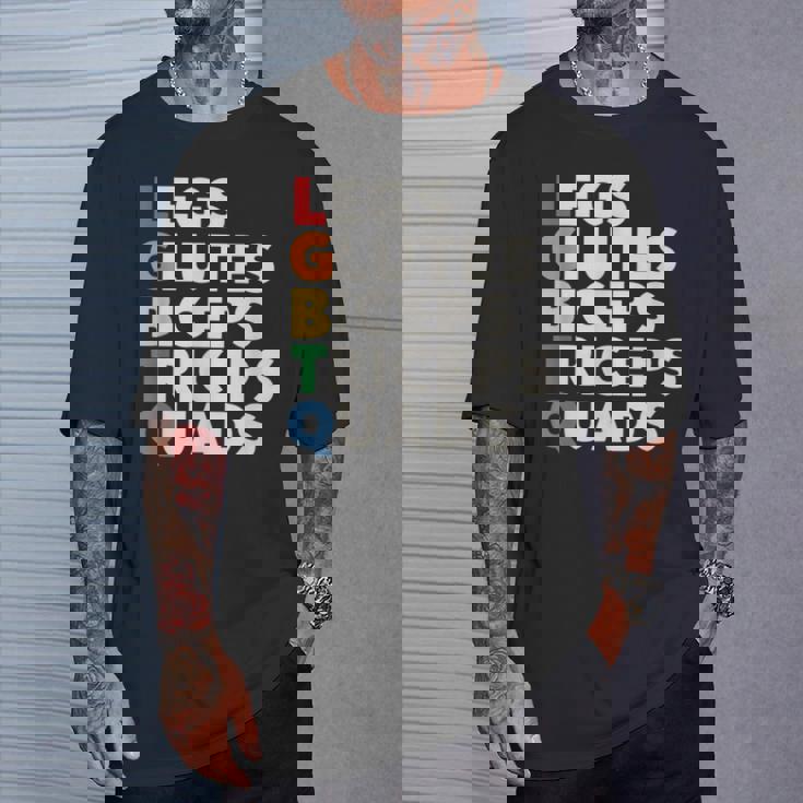 Lgbtq ラッツ 大臀筋 上腕二頭筋 上腕三頭筋 大腿四頭筋 ジム リフティングウェイト Tシャツ 彼への贈り物