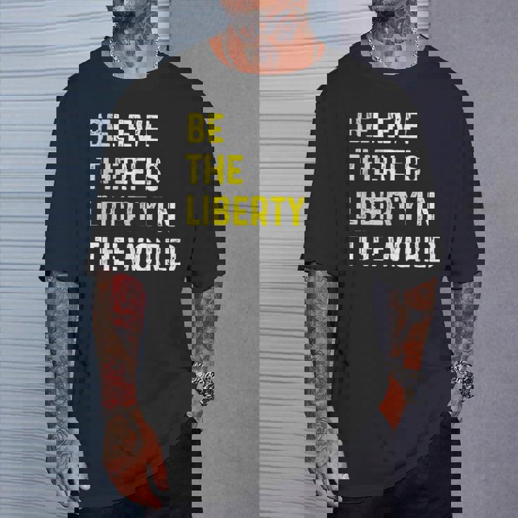Be The Liberty Libertarian Activist Anarchy Ancap Minarchist Tシャツ 彼への贈り物