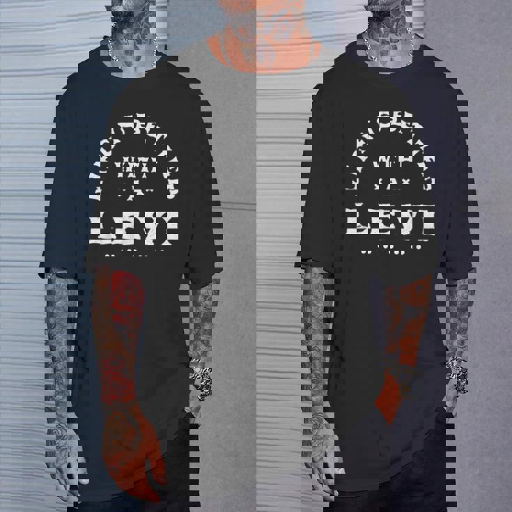 Life Is Better With A Levi Name 面白い皮肉なニックネーム Tシャツ 彼への贈り物