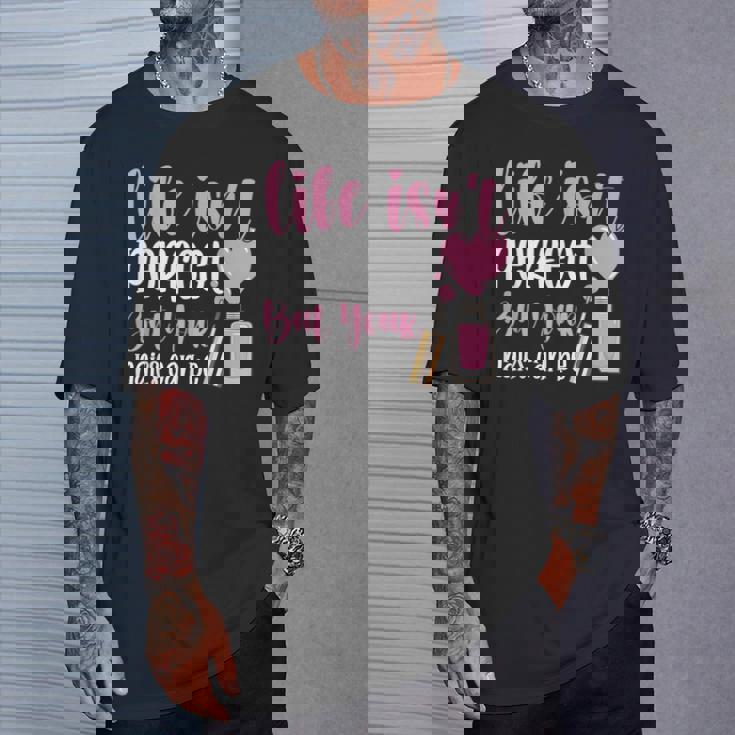 Life Isn't Perfect But You Nails Can Be Manicurist ネイルテック Tシャツ 彼への贈り物