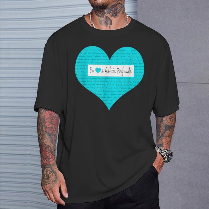 I Love Deep Galicia Diseños Divertidos Para Regalar Camiseta unisex Regalos para él