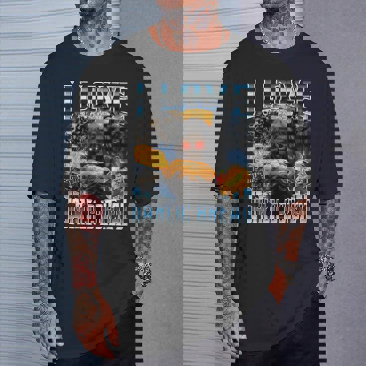 I Love Garlic Bread Tシャツ 彼への贈り物