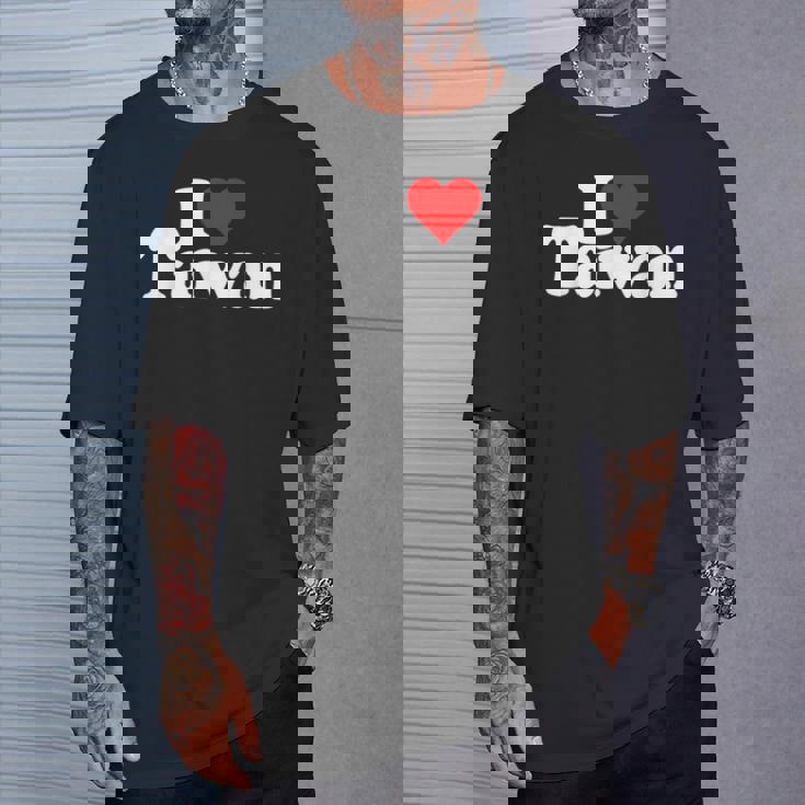 I Love Heart 台湾フォルモサ 台湾文化 Tシャツ 彼への贈り物