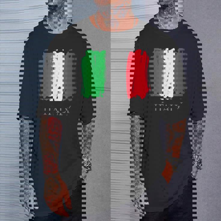 I Love Italy 、クールでキュートなイタリア国旗グラフィックデザイン Tシャツ 彼への贈り物