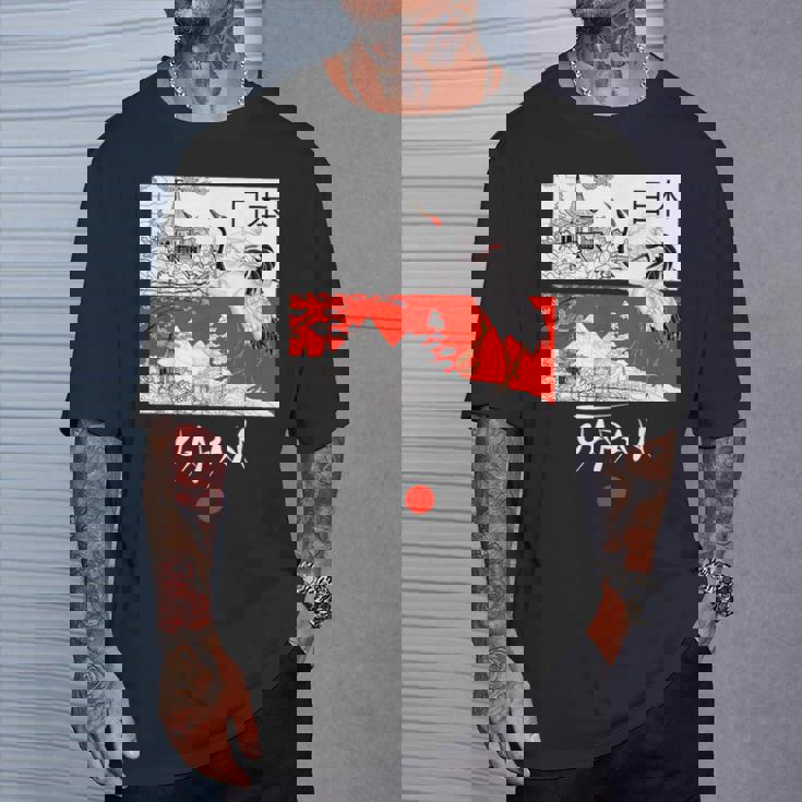 I Love Japan Culture Enjoy Cool Japan Red-Crowned Crane Tシャツ 彼への贈り物