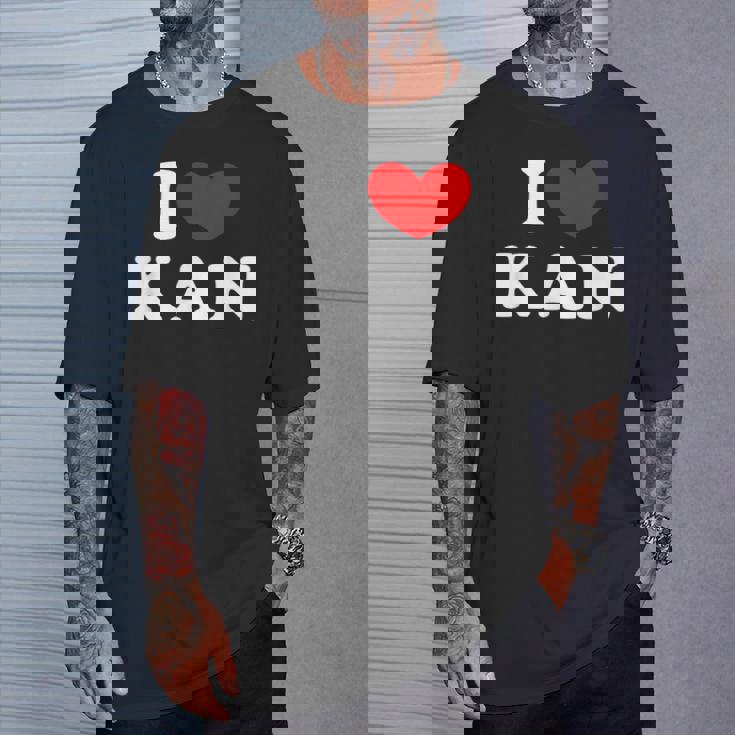 I Love Kan 私は愛する Kan Tシャツ 彼への贈り物