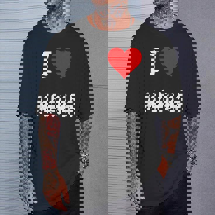 I Love Mama Children Love Heart ベビーチャイルドギフト お母さん Tシャツ 彼への贈り物