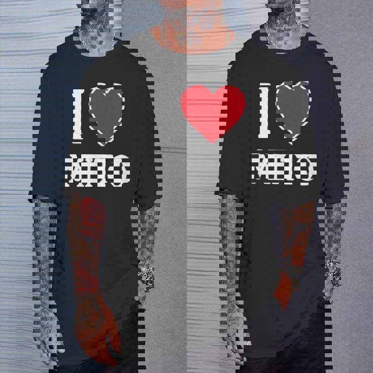 I Love Mito、ハートのある日本の都市 Tシャツ 彼への贈り物