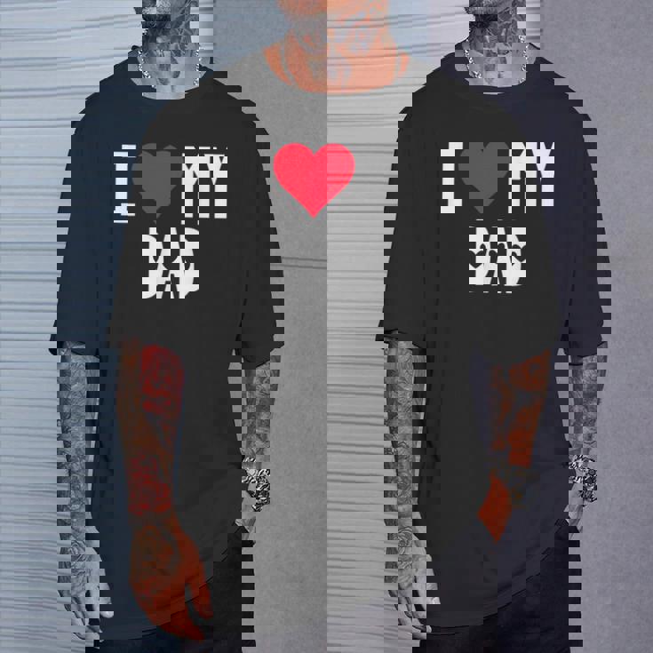 I Love My Dad シャツ I Heart Dad Love Dad Tシャツ 彼への贈り物