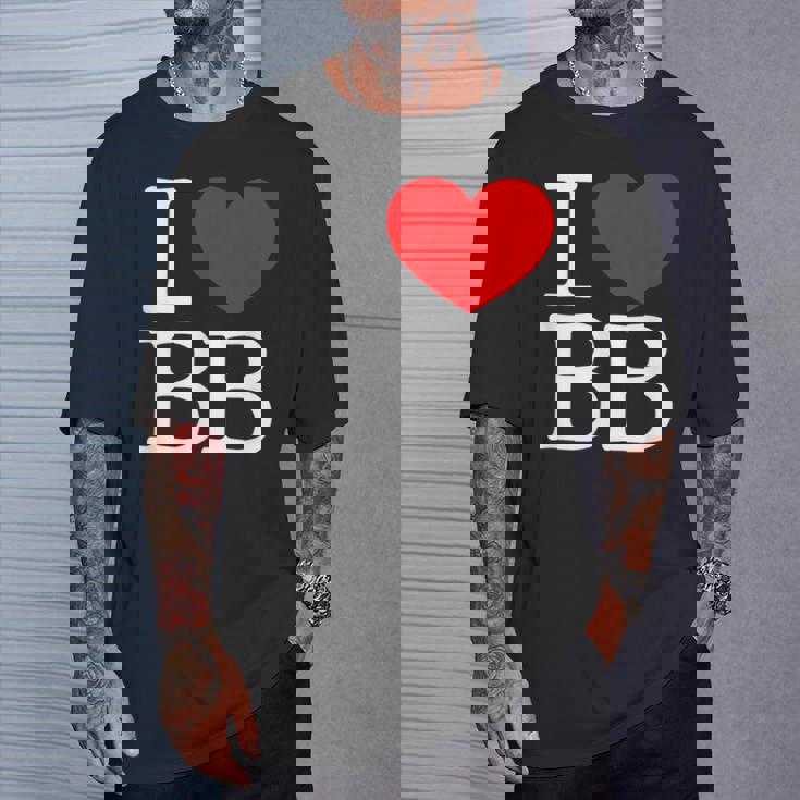 I Love ハート Bb Tシャツ 彼への贈り物