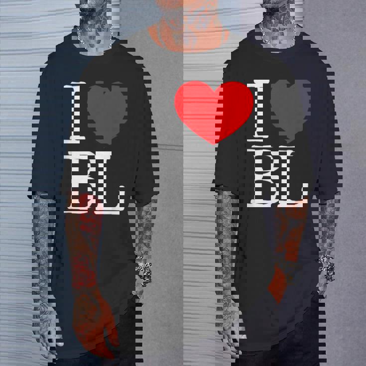 I Love ハート Bl Tシャツ 彼への贈り物