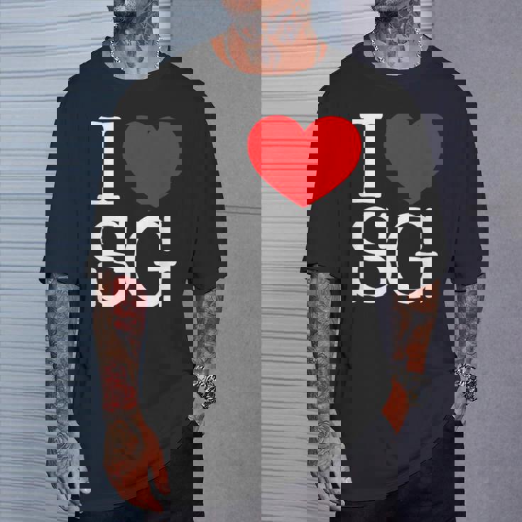 I Love ハートg Tシャツ 彼への贈り物