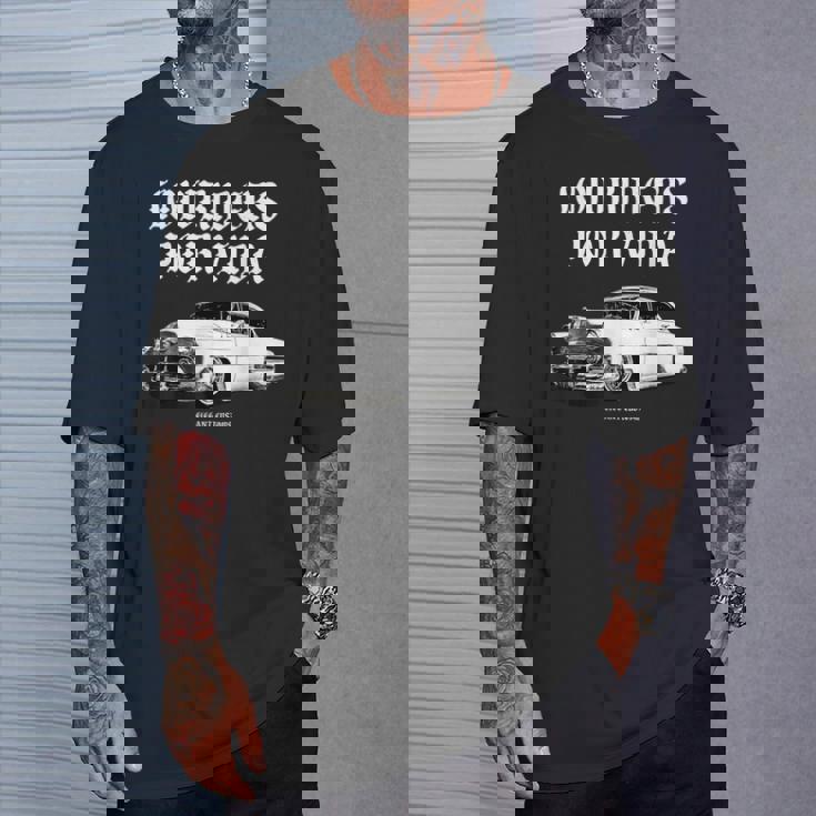 Lowrider's Porida Kustom リードそり ホットロッド マッスルカー Tシャツ 彼への贈り物