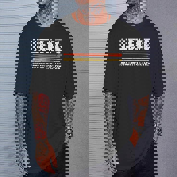 Ludwig Everything Else Is Noise クラシック音楽ドラムスティック Tシャツ 彼への贈り物