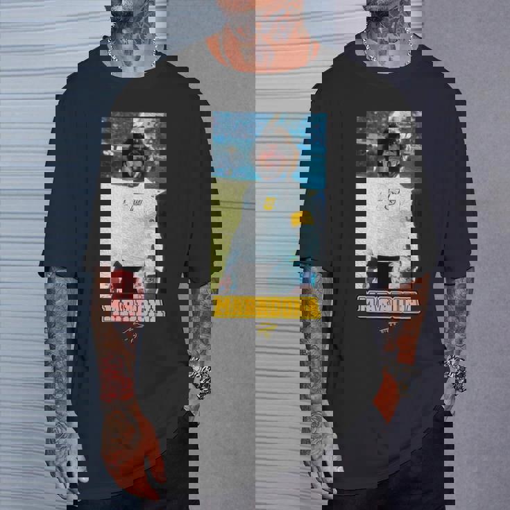 Maradona アルゼンチンヒゲ Tシャツ 彼への贈り物