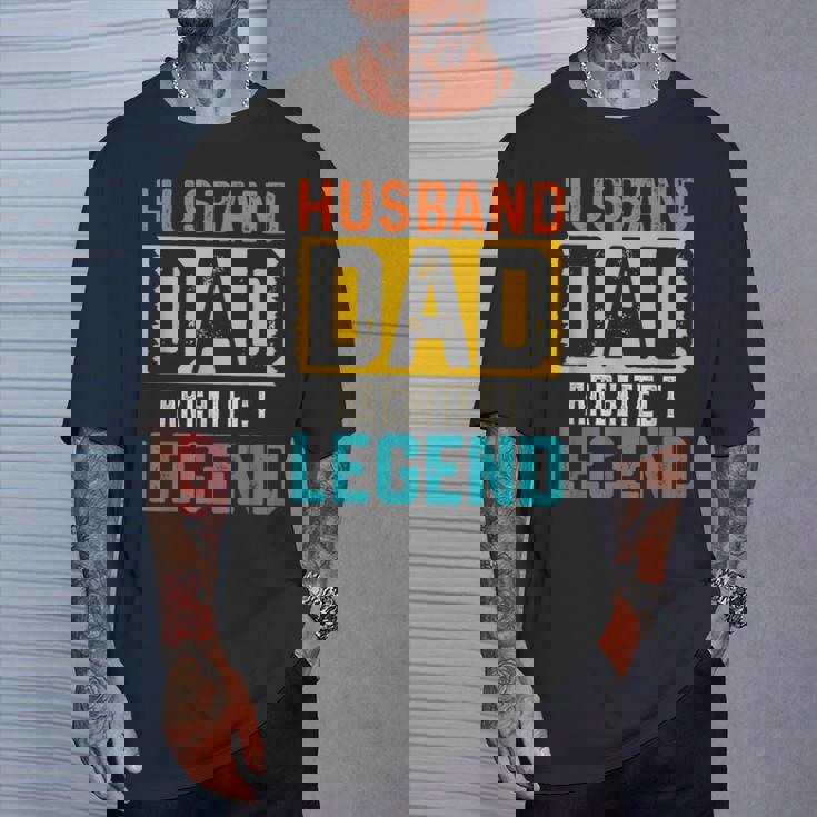 Marito Papà Architetto Leggenda Festa Del Papà Architetti Maglietta Regalos para él