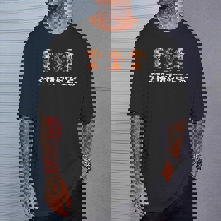 Be Matchless ファニー・ダックスフンド Tシャツ 彼への贈り物