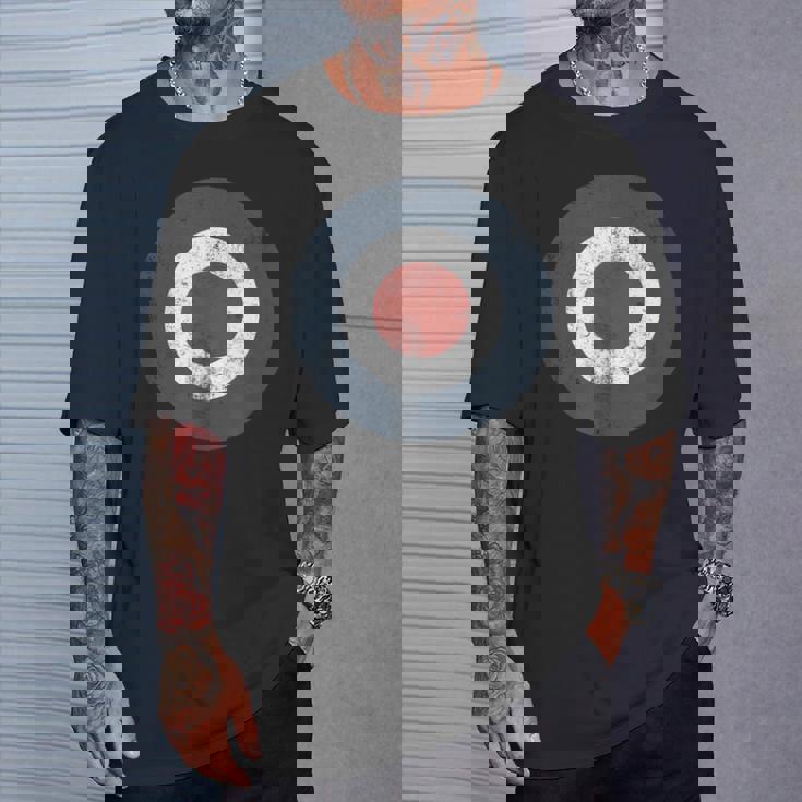 Mod Target ブルズアイ Uk Raf ラウンデルターゲット Tシャツ 彼への贈り物