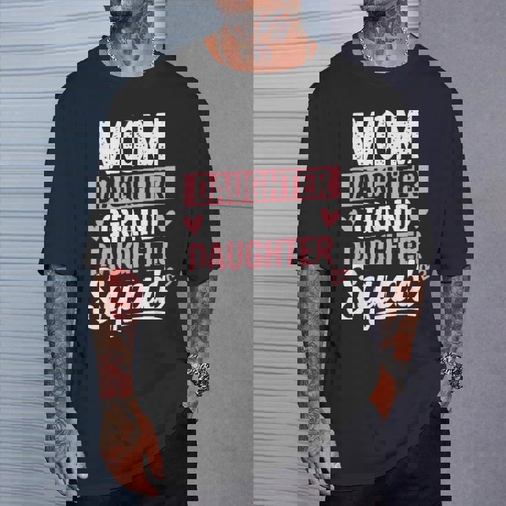 Mom Daughter Granddaughterquad マッチングママ 母の日 Tシャツ 彼への贈り物