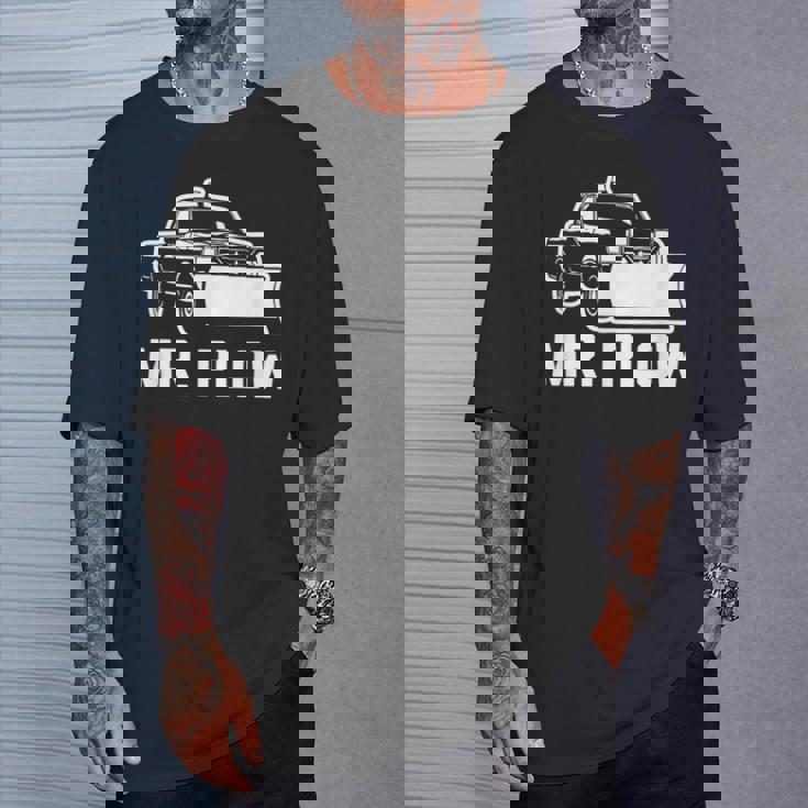 Mr Plow 面白い 皮肉なノベルティプラウトラック Tシャツ 彼への贈り物