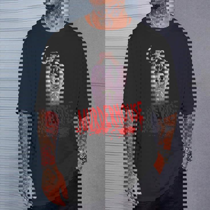 Murder House イースターバニー サバイバル ホラー ゲーム マニアック Tシャツ 彼への贈り物