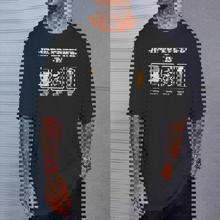 My Perfect Day コーヒー ロードバイク ビール 自転車 Tシャツ 彼への贈り物