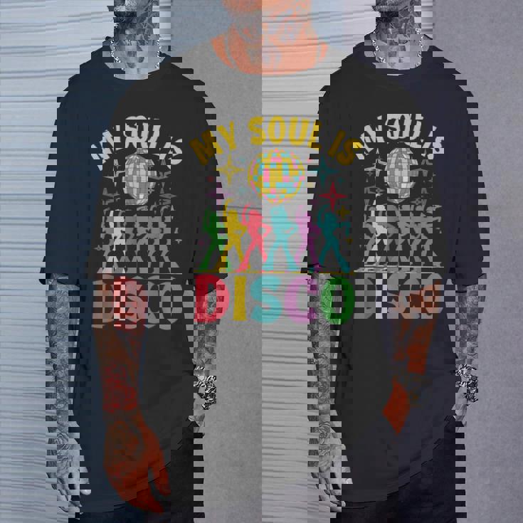 Myoul Is Disco ヴィンテージ 70年代 ダンシング レトロ ダンスミュージック Tシャツ 彼への贈り物