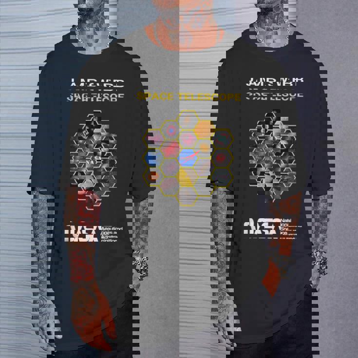 Nasa James Webb スペース望遠鏡 Jwst ワーム インシグニア Esa Csa Tシャツ 彼への贈り物