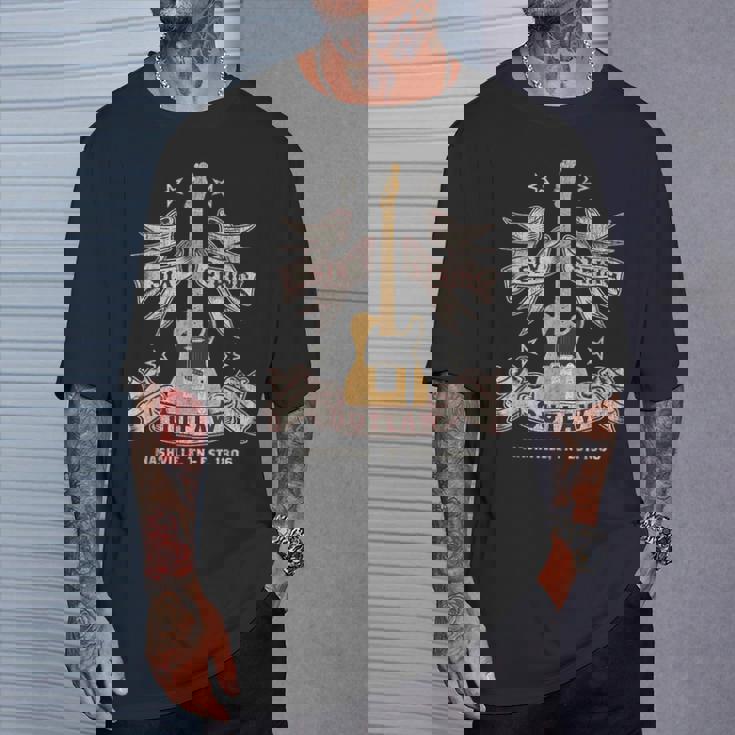 Nashville Guitar Player 6弦アウトロー Tシャツ 彼への贈り物